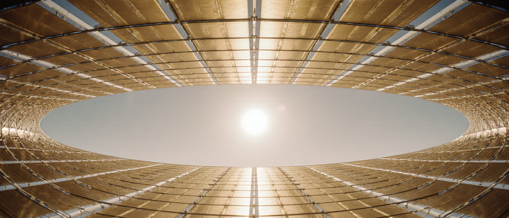 The Helios lattice, arranged before the sun.