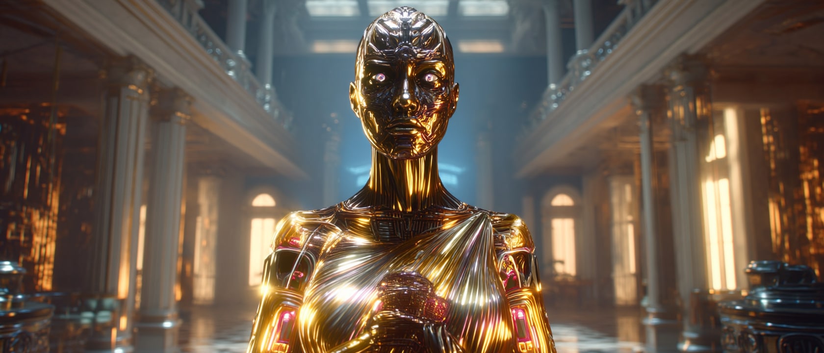 MAESTRO — the central holographic intelligence of Halcyon Dynamics.