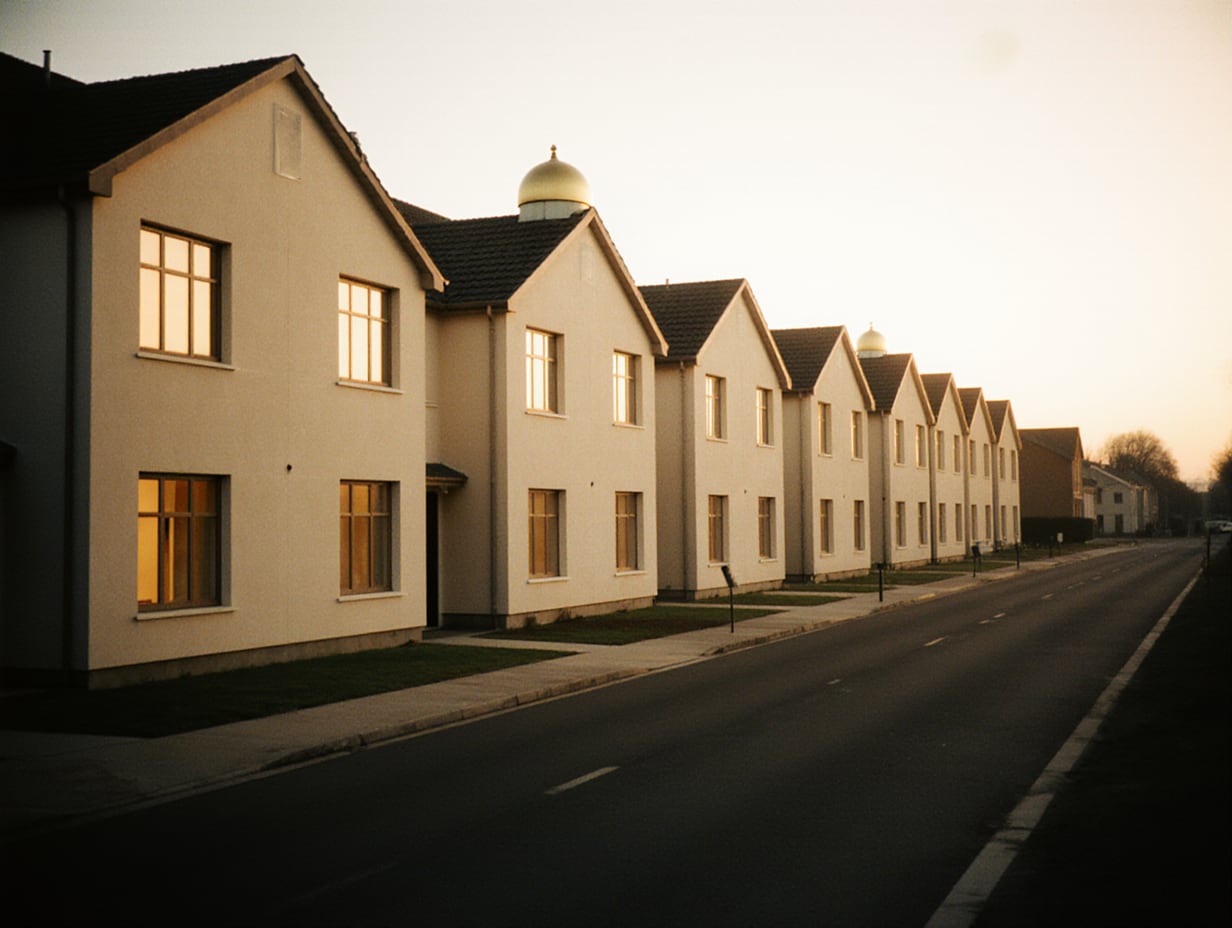 A residential district under confirmed attention.
